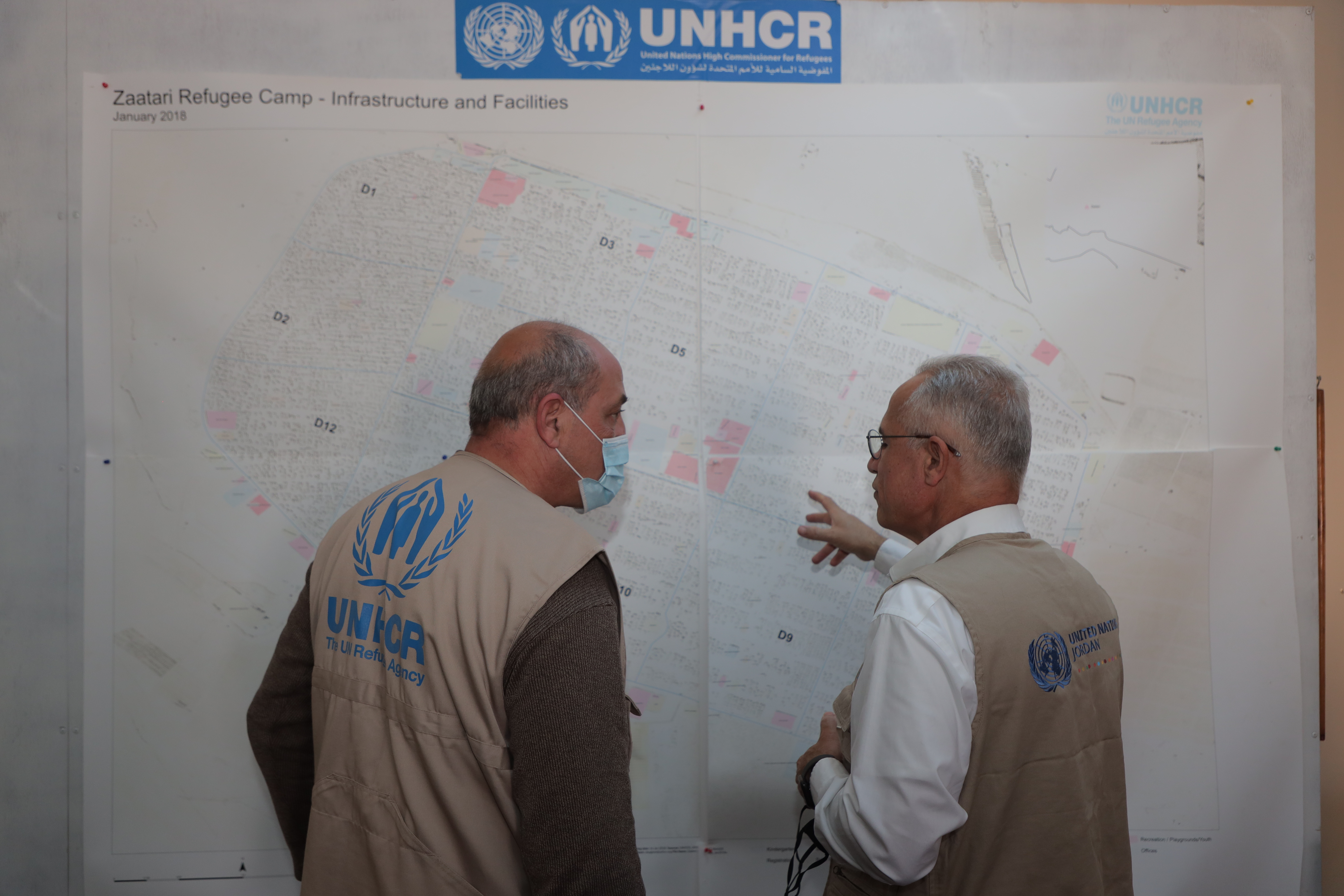 The UN Jordan RC/HC a.i. conducts first visit to Zaatari Refugee Camp